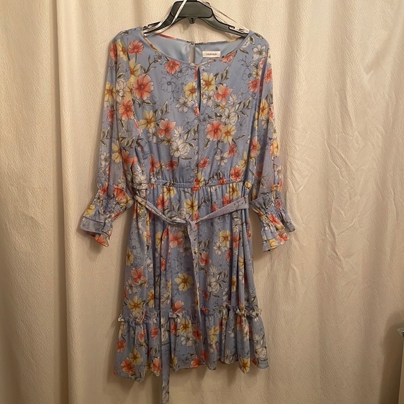 Calvin Klein floral dress Size 12 - Picture 1 of 10